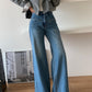 Schlankmachende Retro-Jeans mit hoher Taille