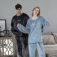 Flanell-Pyjama-Sets, Winter-Hauskleidung für Damen und Herren, Nachtwäsche, Paar