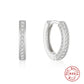 S925 Sterling Silber Dreireihig mit Diamanten Leichter Luxus-Ohrclip