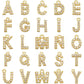 Micro-inlaid Letter Necklace Blade Flat Snake Bones Chain