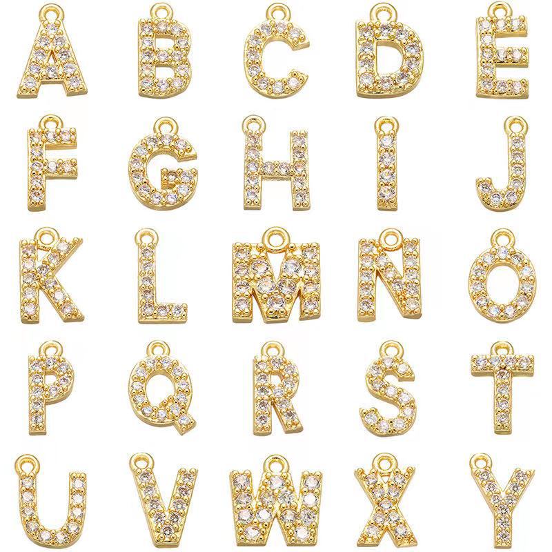 Micro-inlaid Letter Necklace Blade Flat Snake Bones Chain