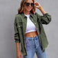 Fashion Ripped Shirt Jacket Female Autumn And Spring Casual Tops