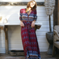 Women Beach Boho Maxi Dress