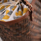 Vintage Hand-woven Acrylic Handle Women's Woven Tote