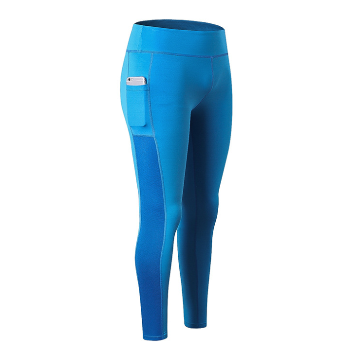 Pantaloni da yoga da donna con collant tascabili Pantaloni sportivi senza cuciture energetici per le donne Leggings sportivi a vita alta Pantaloni da corsa fitness da donna