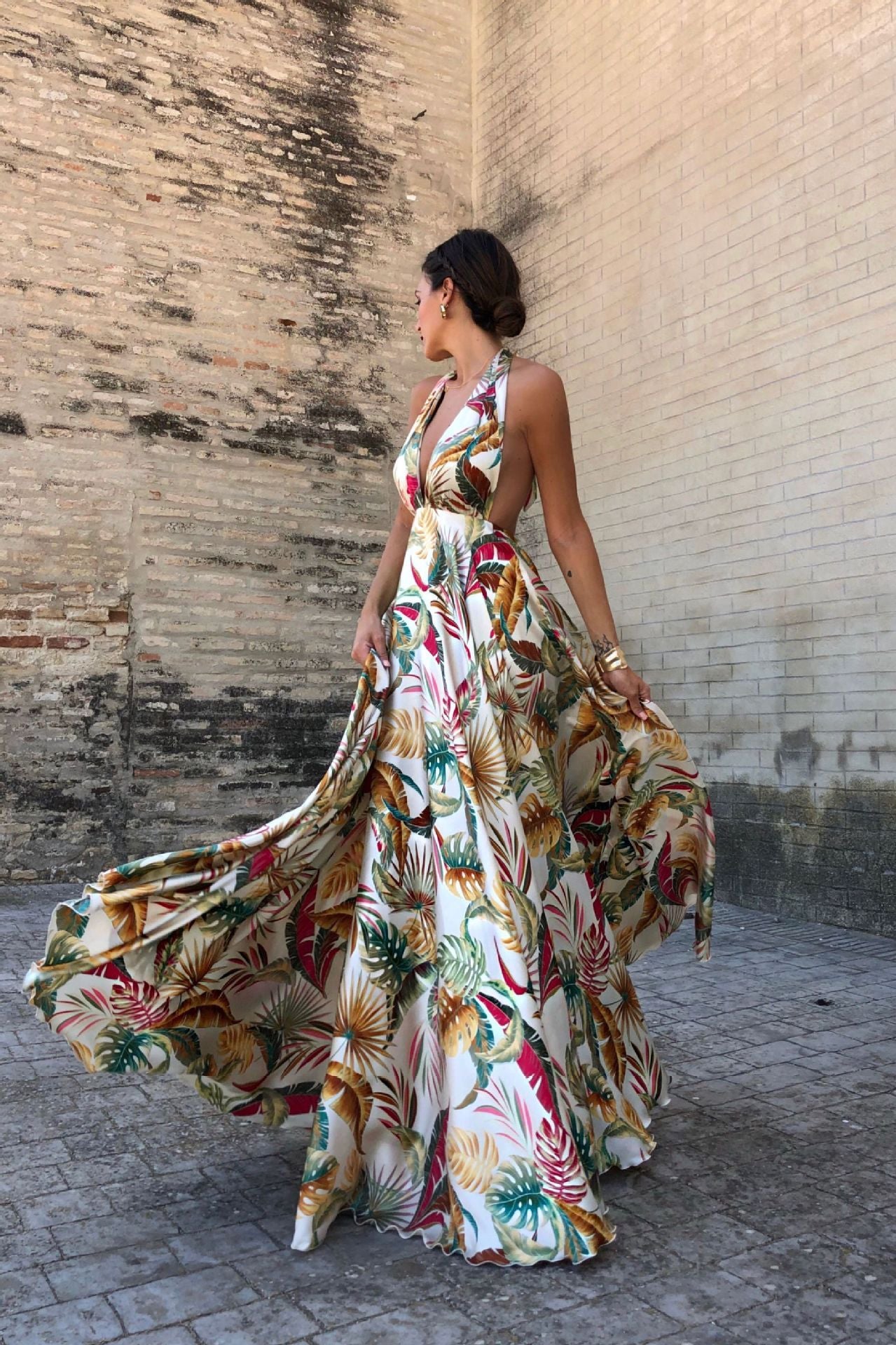 Women's Floral Long Dress