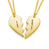 Sterling silver loving couple lettering jewelry