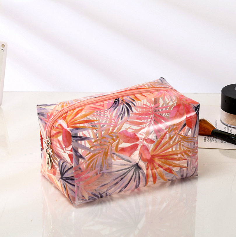 Transparent Pvc Waterproof Cosmetic Bag Large Capacity