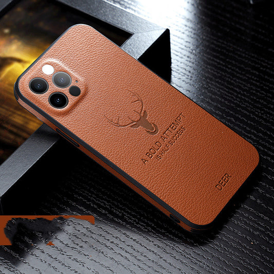 Compatible With Apple, Luxury Leather Case