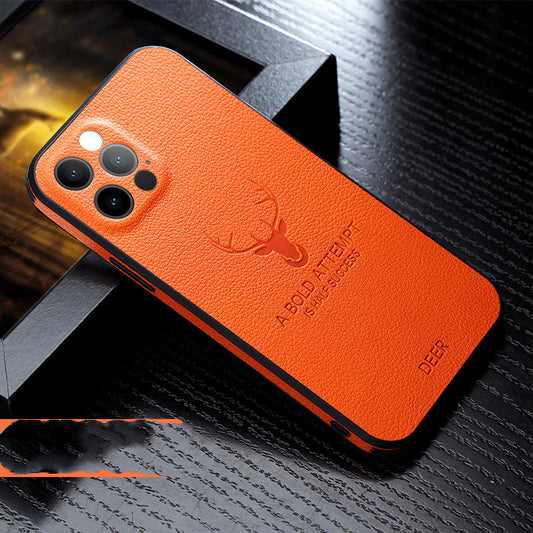 Compatible With Apple, Luxury Leather Case