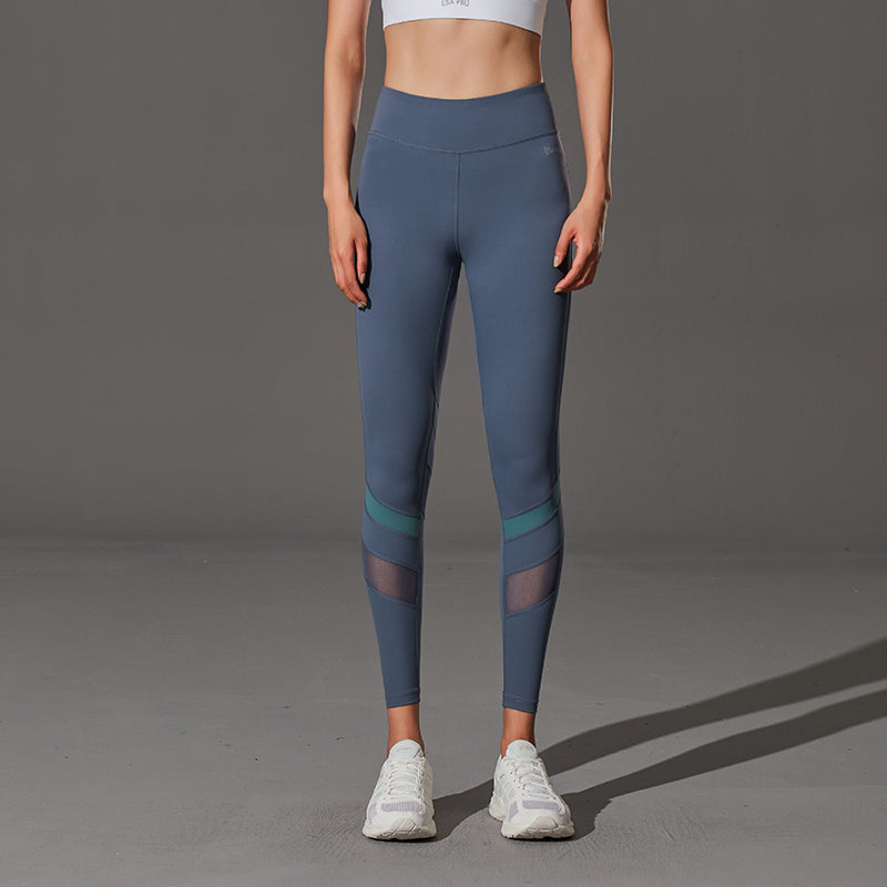 Pantaloni da yoga con glutei a vita alta Le donne indossano collant con glutei color pesca Pantaloni da corsa Pantaloni sportivi