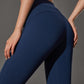 Pantaloni da yoga con glutei a vita alta Le donne indossano collant con glutei color pesca Pantaloni da corsa Pantaloni sportivi