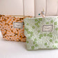 Jacquard Fabric Cosmetic Bag Large Capacity