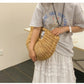 Weaving Beach Bag Retro Commuter's All-matching Casual Handbag