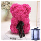 Liebesgeschenk Rosenbär Ewige Blume Rose Teddybär PE-Schaumbär 25 cm