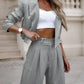 Women's Fashion Straight Pants Suit