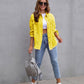 Fashion Ripped Shirt Jacket Female Autumn And Spring Casual Tops