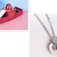 Gifts Metal Rose Jewelry Gift Box Necklace For Wedding Girlfriend Necklace Gifts