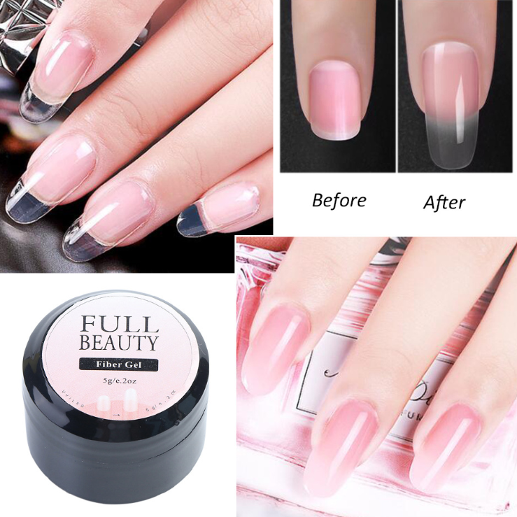 Creacked Repair Glue Nail Fiber Silk Extension