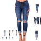 Ripped Jeans For Women 2021 Women Jeans Pencil Pants Denim Jeans