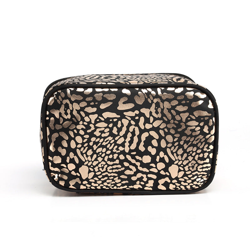 Large Capacity Handbag Leopard Print Cosmetic Bag