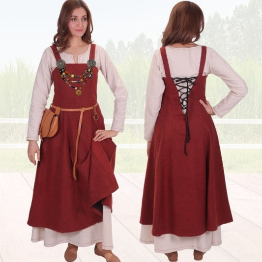 Modisches ärmelloses Kleid für Damen, zweiteiliges Set