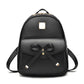 Women's Fashion Simple Large Capacity Korean Style Bow Backpack