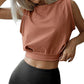 Sexy Navel-Exposed Sweatshirt Summer Tops Women's Clothing