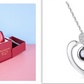 Gifts Metal Rose Jewelry Gift Box Necklace For Wedding Girlfriend Necklace Gifts