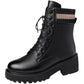 Schoolgirls Korean Style Thick Sole Fleece Martin Boots