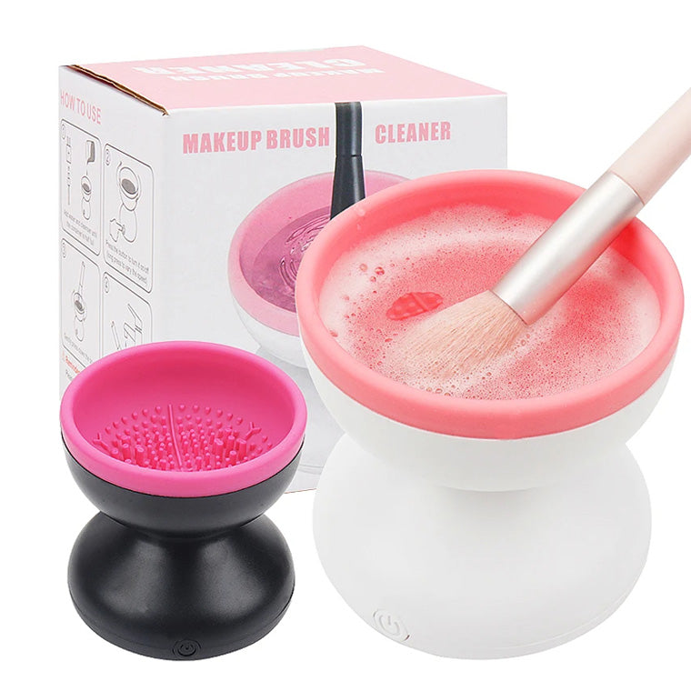 Elektrische Make-up Pinsel Reiniger Maschine Tragbare Automatische USB Kosmetik Pinsel Reiniger Werkzeuge Für Alle Größe Schönheit Make-Up Pinsel Set