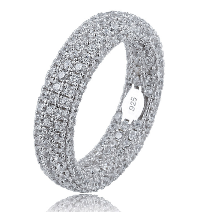 Silver Zircon Ring | Women's Zircon Ring | Trend N Trove