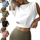 Sexy Navel-Exposed Sweatshirt Summer Tops Women's Clothing