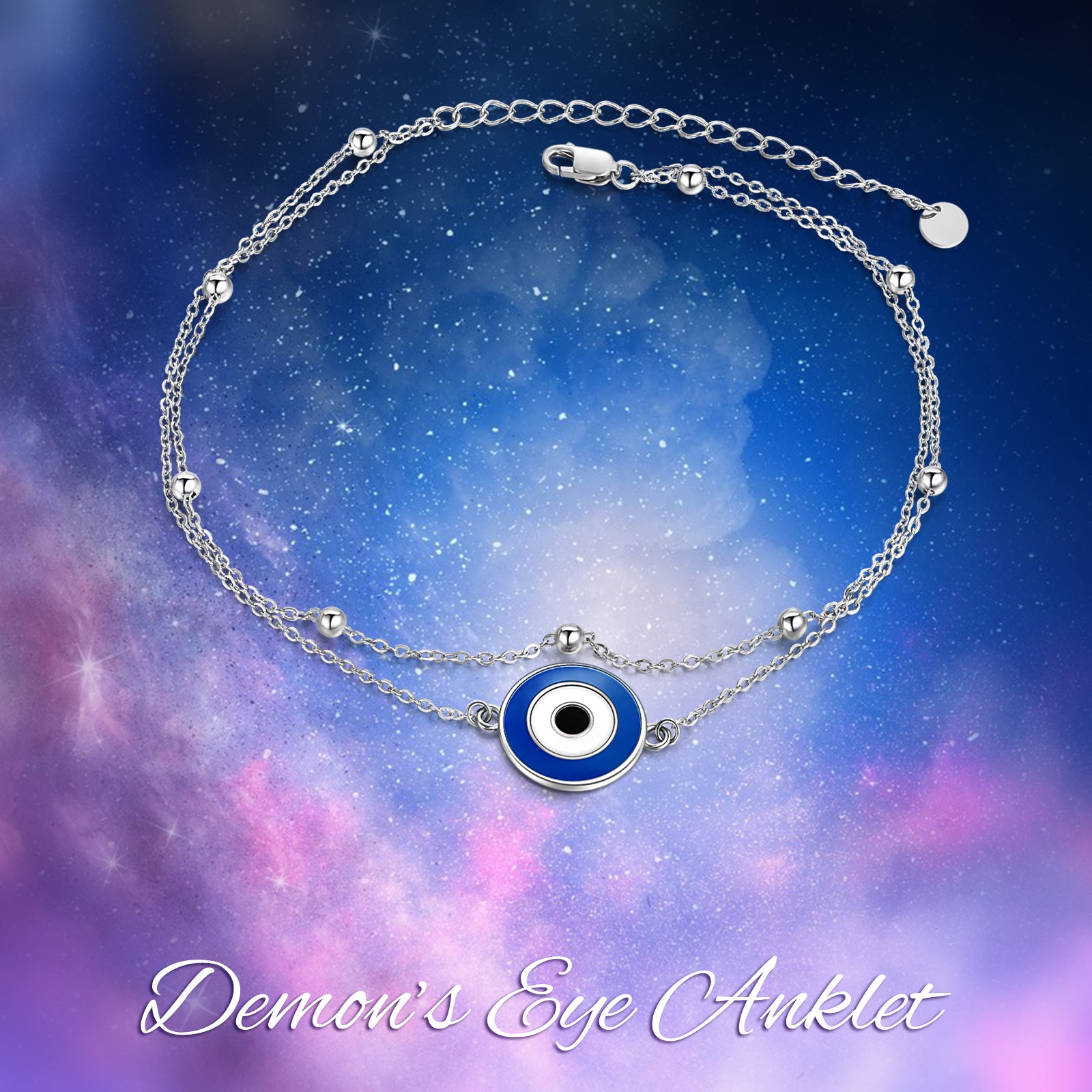 Round Evil Eye Anklet | Evil Eye Anklet | Trend N Trove