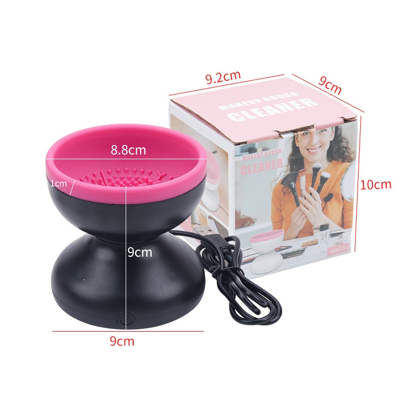 Elektrische Make-up Pinsel Reiniger Maschine Tragbare Automatische USB Kosmetik Pinsel Reiniger Werkzeuge Für Alle Größe Schönheit Make-Up Pinsel Set