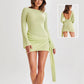 Fashion Slim Long-sleeved Dress Y2K