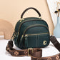 Versatile Crossbody Bag Multi-zipper Design