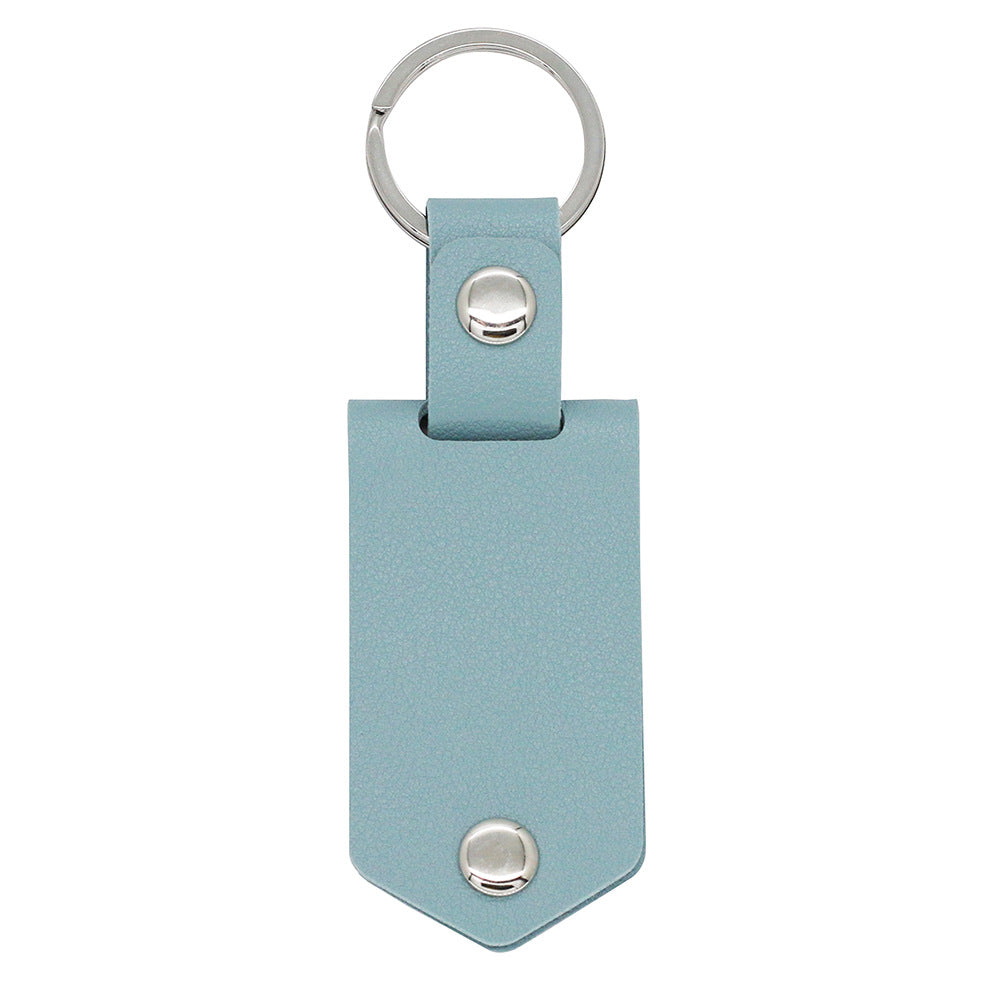 Leather Photo UV Color Printed Keychain