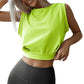 Sexy Navel-Exposed Sweatshirt Summer Tops Women's Clothing