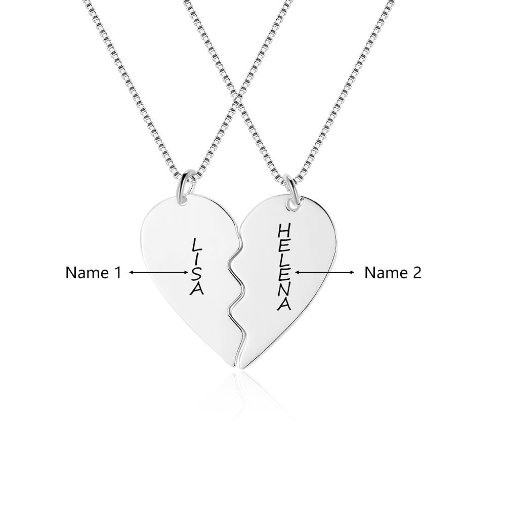 Sterling silver loving couple lettering jewelry