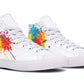 Fashion Color Printing High-top Canvas Shoes