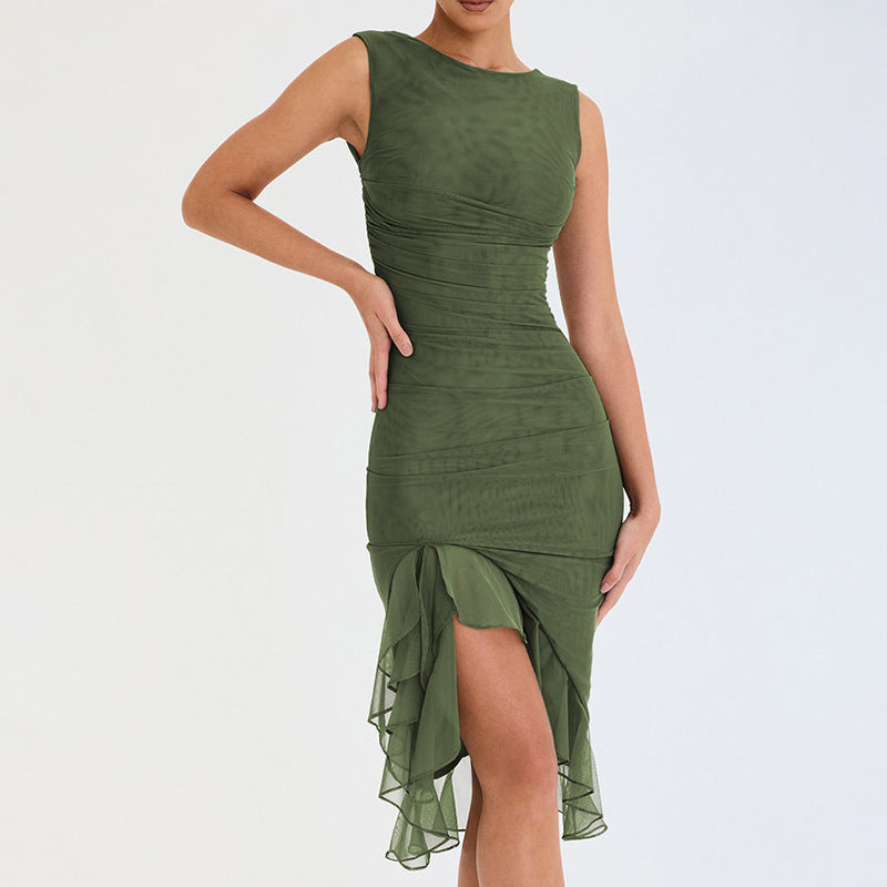 Summer Slim Skinny Sleeveless Dress Party Club Dresses