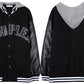 Black Baseball Jacket | Black Printed Baseball Jacket | Trend N Trove