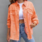 Fashion Ripped Shirt Jacket Female Autumn And Spring Casual Tops