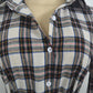 Women's Long Sleeve Plaid Elegant Shirt