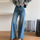 Schlankmachende Retro-Jeans mit hoher Taille