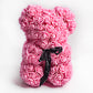 Love Gift Rose Bear Eternal Flower Rose Teddy Bear PE Foam Bear 25cm