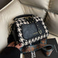 Contrast Color And Versatile Crossbody Bag Small Square Bag