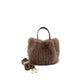 Women's Fox Fur-style Tote Bag