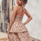 Boho Backless Ruffled A-Line